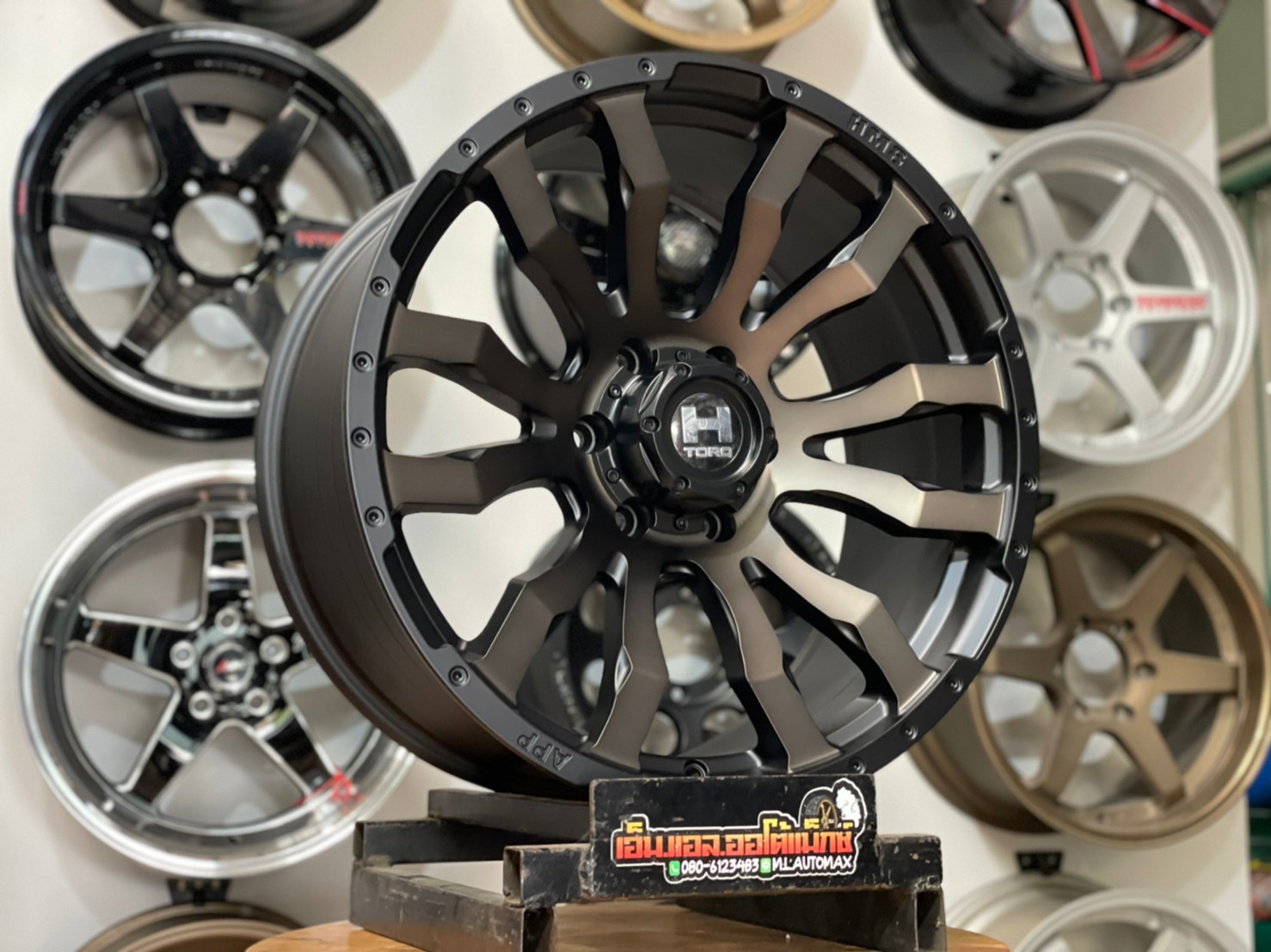 HAMMER HM8 20x9.5 6x139.7 ET20 MBDTล้อคุณภาพดีมีรับประกัน งานมาตรฐานคุณภาพดี