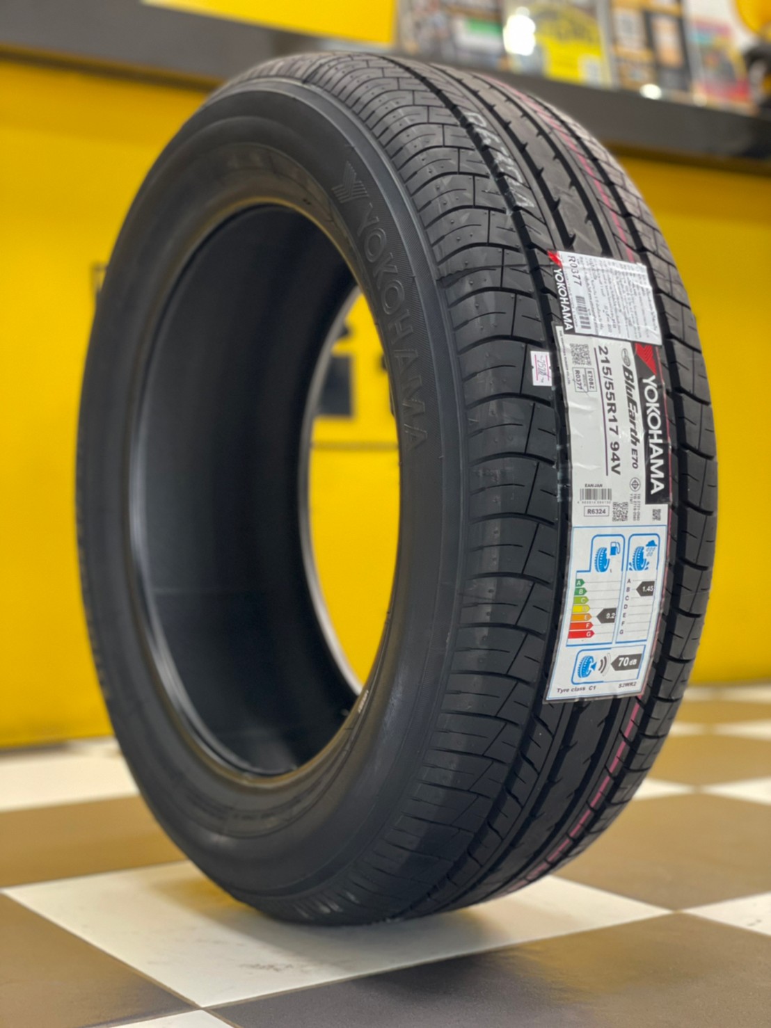 ยางใหม่YOKOHAMA ADVAN DB E70 215/55R17 ยางใหม่ปี2022