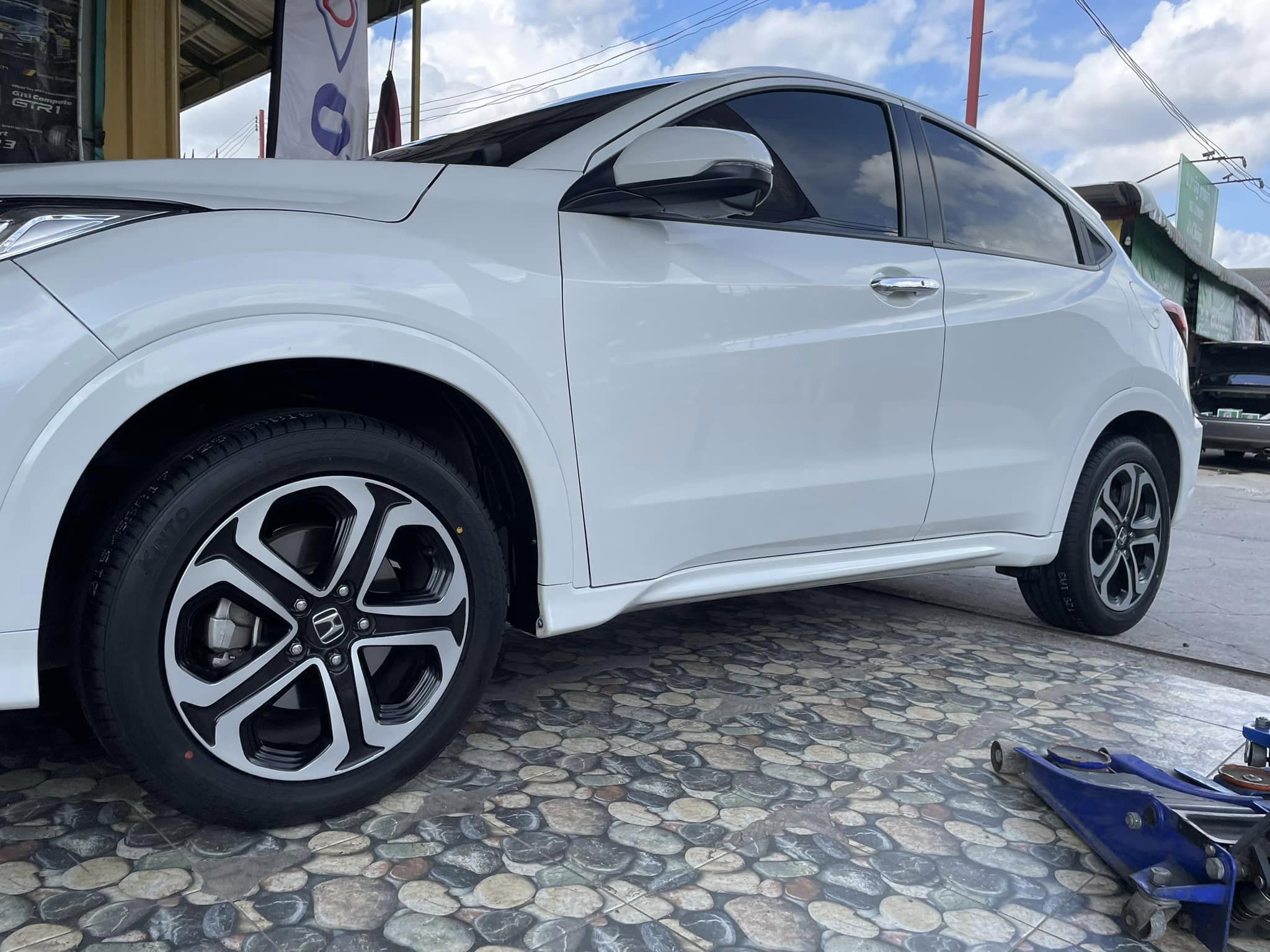 #HONDA_HRV เปลี่ยนยาง #KINTO_SC900_215/55R17ยางนุ่มเงียบคุณภาพดี