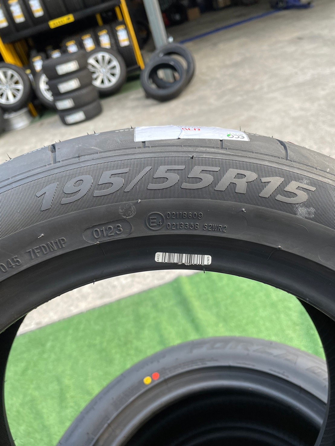 #ยางKINTO FORZA 001 Treadwear280 #195/55R15 ยางใหม่ 2023