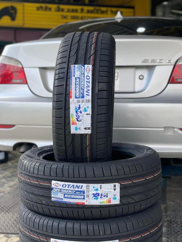 🚘 #BMW_520d🛞 เปลี่ยนยาง #OTANI #KC2000 225/50R17🔥 🔥🔥
