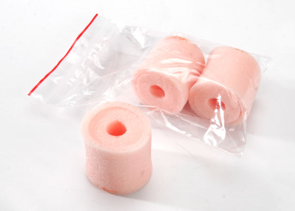 5262 Air filter and pre-filter inserts, foam (high-volume) (3) (pre-oiled, assembled) (TRX 2.5, 2.5R, 3.3)