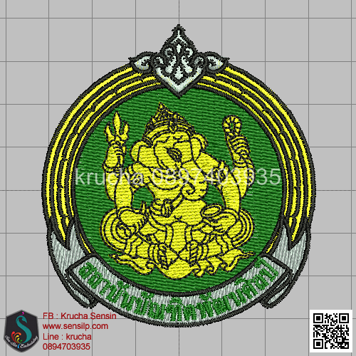 ไฟล์บล็อคปัก สถาบันบัณฑิตพัฒนศิลป์ 1