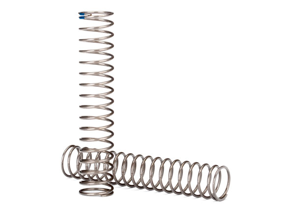 8157 Springs, shock, long (natural finish) (GTS) (0.62 rate, blue stripe) (for use with TRX-4Â® Long Arm Lift Kit)