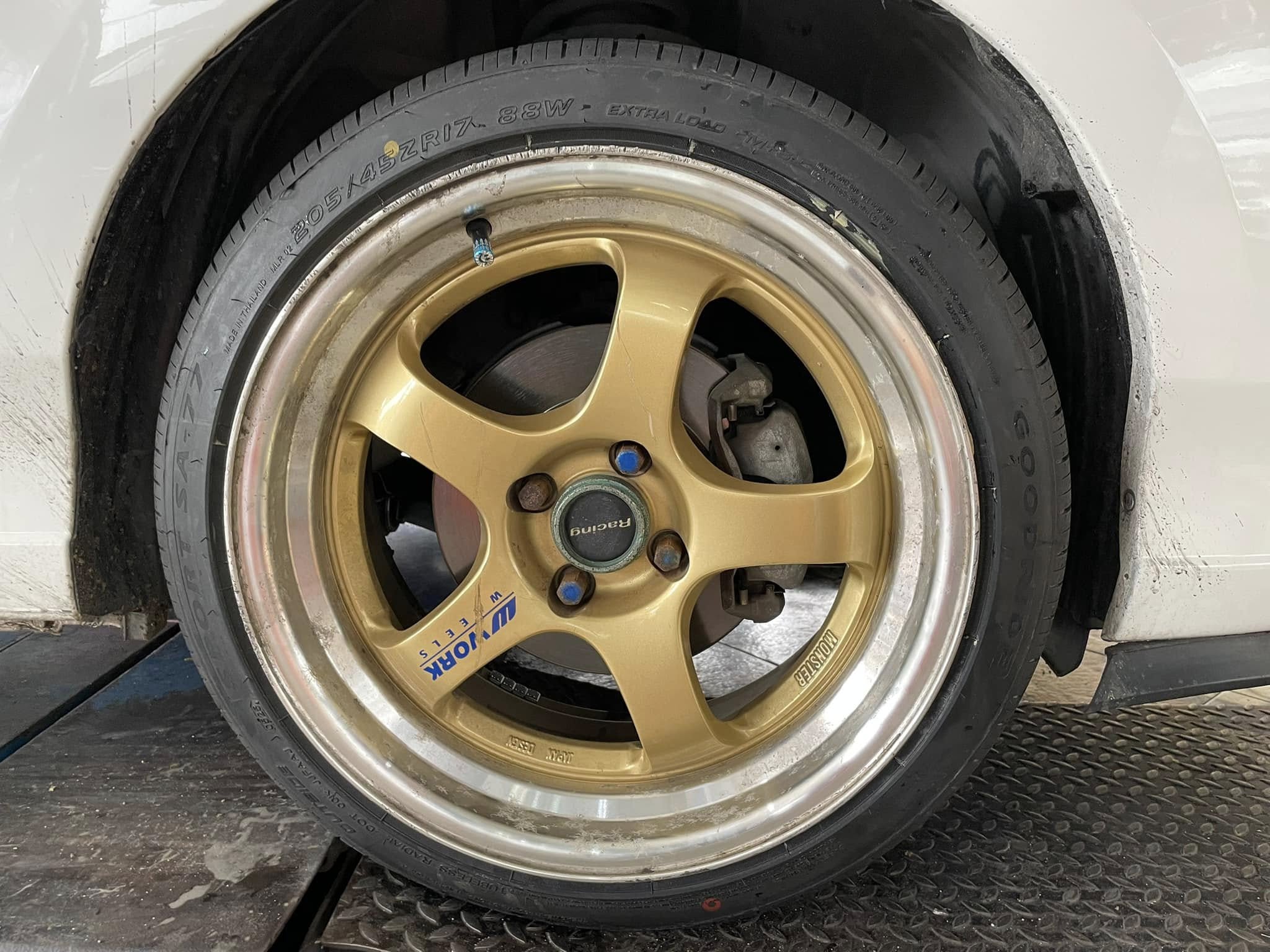 #HONDA_CITY🛞เปลี่ยนยาง #GOODRIDE_SA77_205/45R17