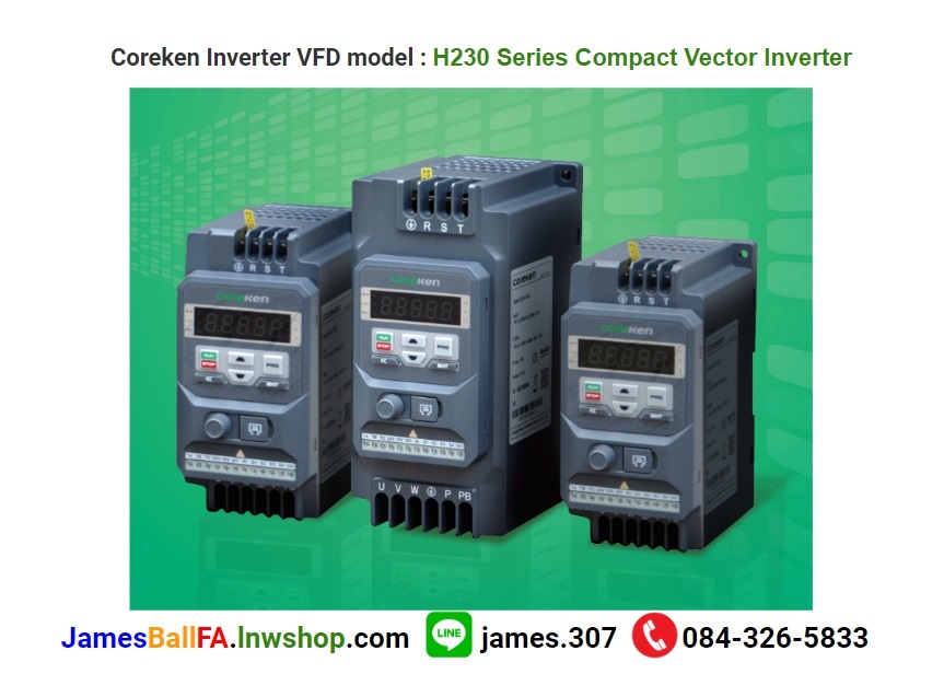 Coreken VFD model : H230 Series
