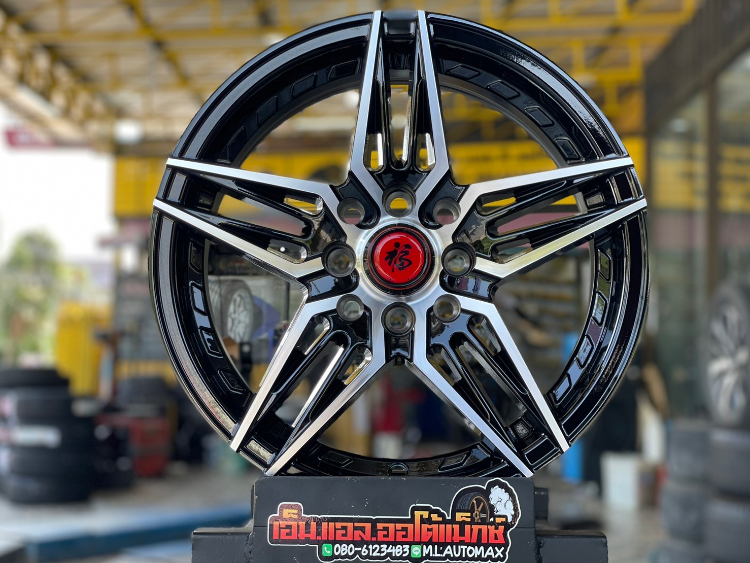 ล้อแม็กซ์ใหม่ขอบ15 MGW ขอบ15 Model MF-1249 15 กว้าง6.5 ออฟ35 4x100 4x114.3 สวยหรู