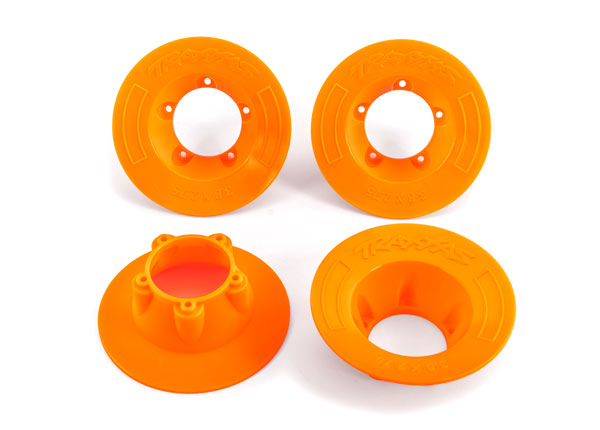 9569T Wheel covers, orange (4) (fits #9572 wheels)