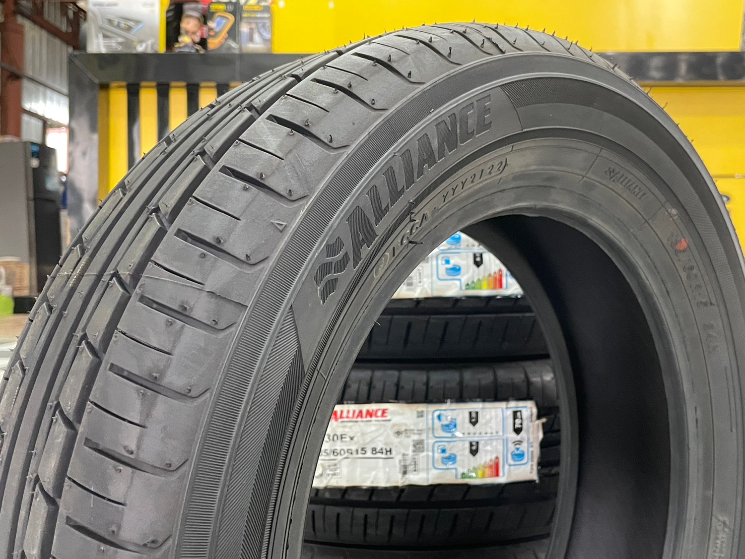 🇯🇵 YOKOHAMA 🇯🇵 #ALLIANCE : AL30 185/60R15 ยางใหม่ปี2022 (4เส้น) พร้อมติดตั้งฟรี