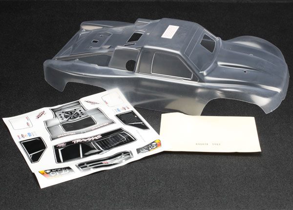 5912 Body, Slayer Pro 4X4 (clear, requires painting)/window masks/decal sheets
