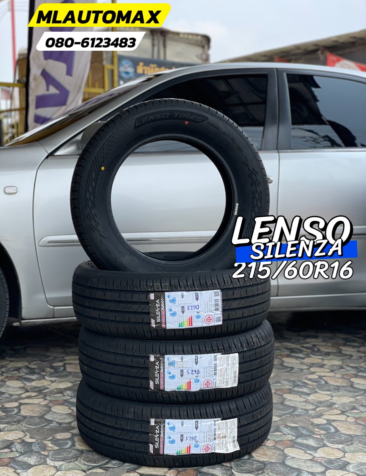 #TOYOTA_CAMRY 🚘 เปลี่ยนยาง 🛞#LENSO_SILENZA 215/60R16 🛞