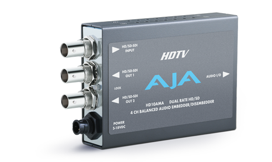 AJA HD10AMA Analog Audio Embed/Disembed
