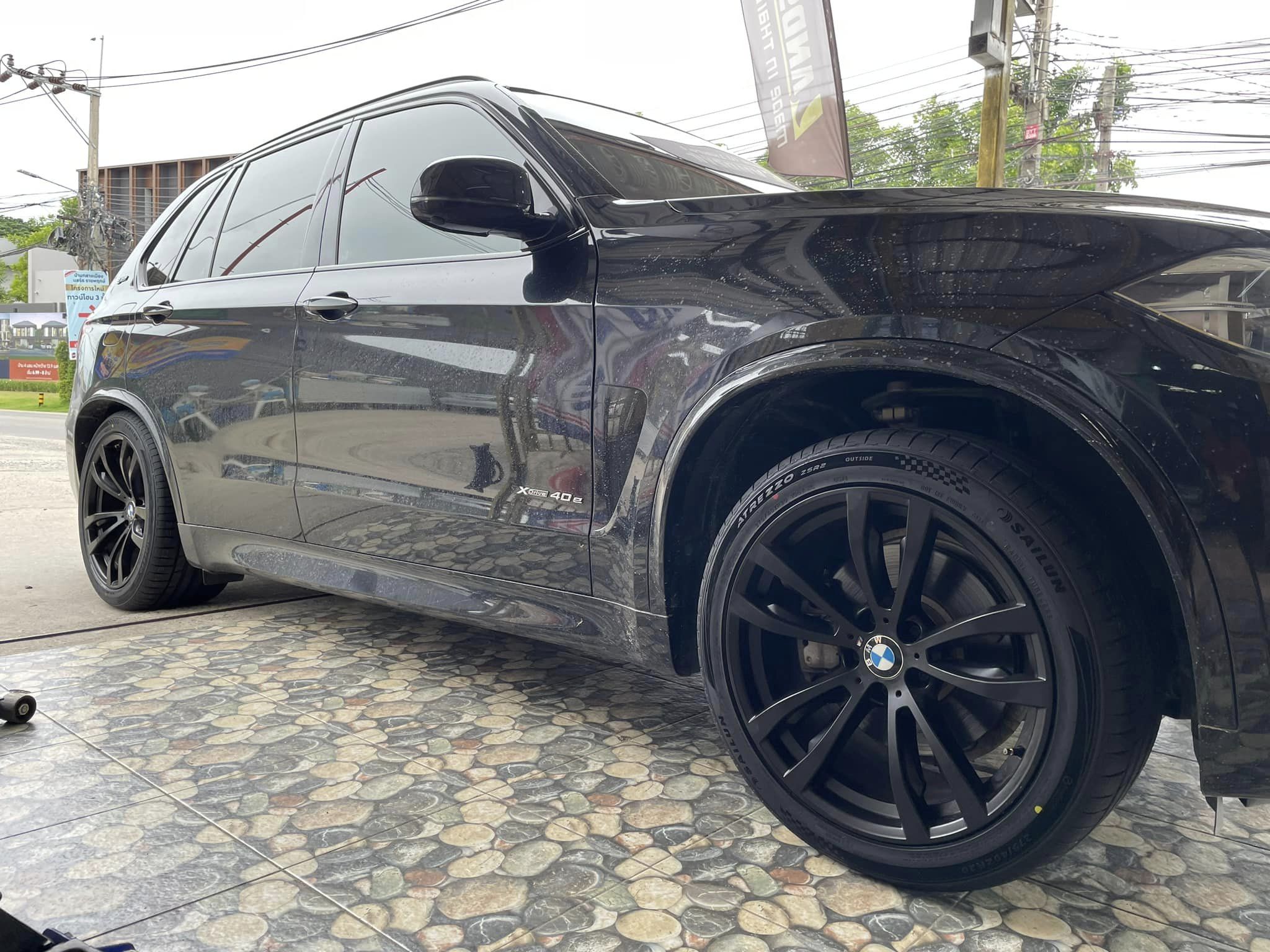 #BMW_X5 เปลี่ยนยาง 🐘#SAILUN_ATREZZO ZSR2 275/40R20 ❤️ 🛞 #SAILUN_ATREZZO ZSR2 315/35R20