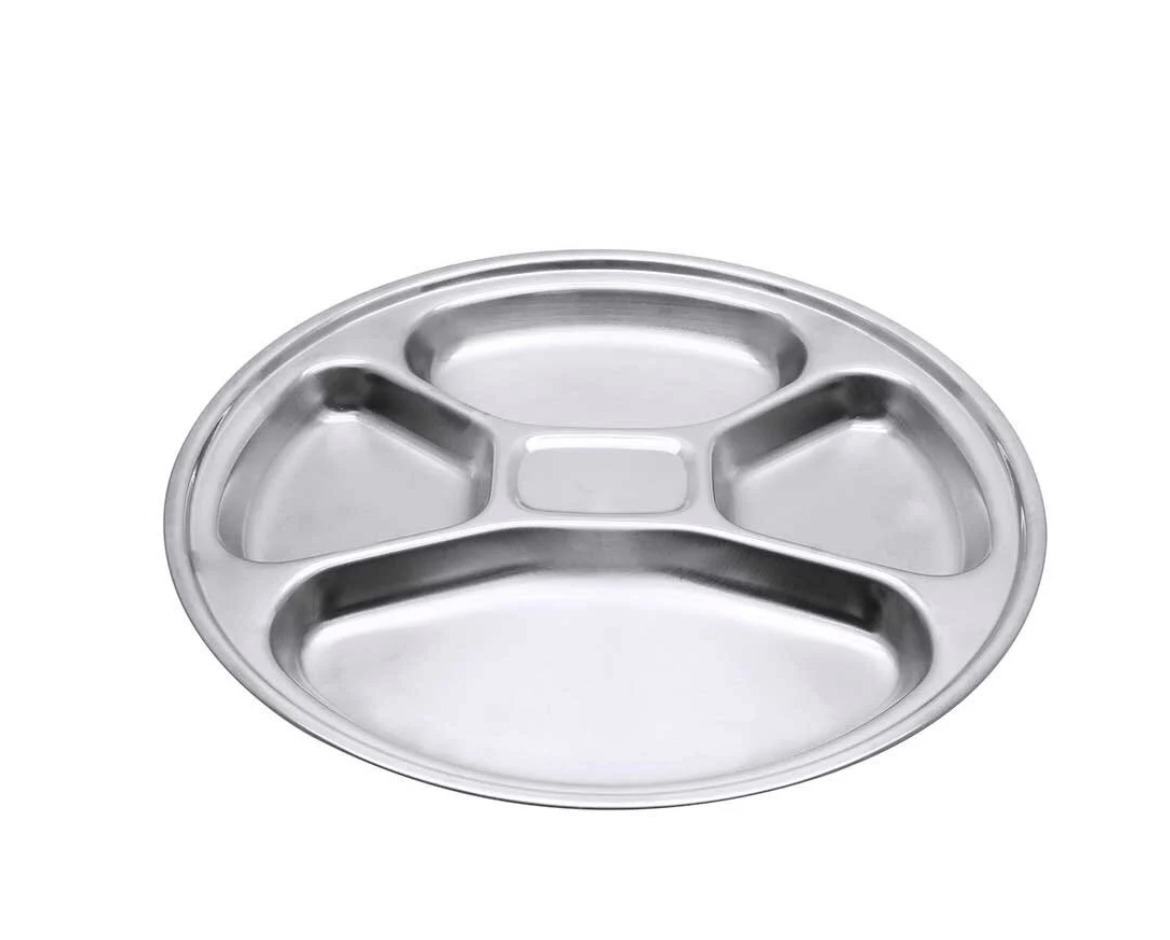 3320300 SUN ถาดหลุมกลม สเตนเลส ขนาด 30 ซม. ตราพระอาทิตย์