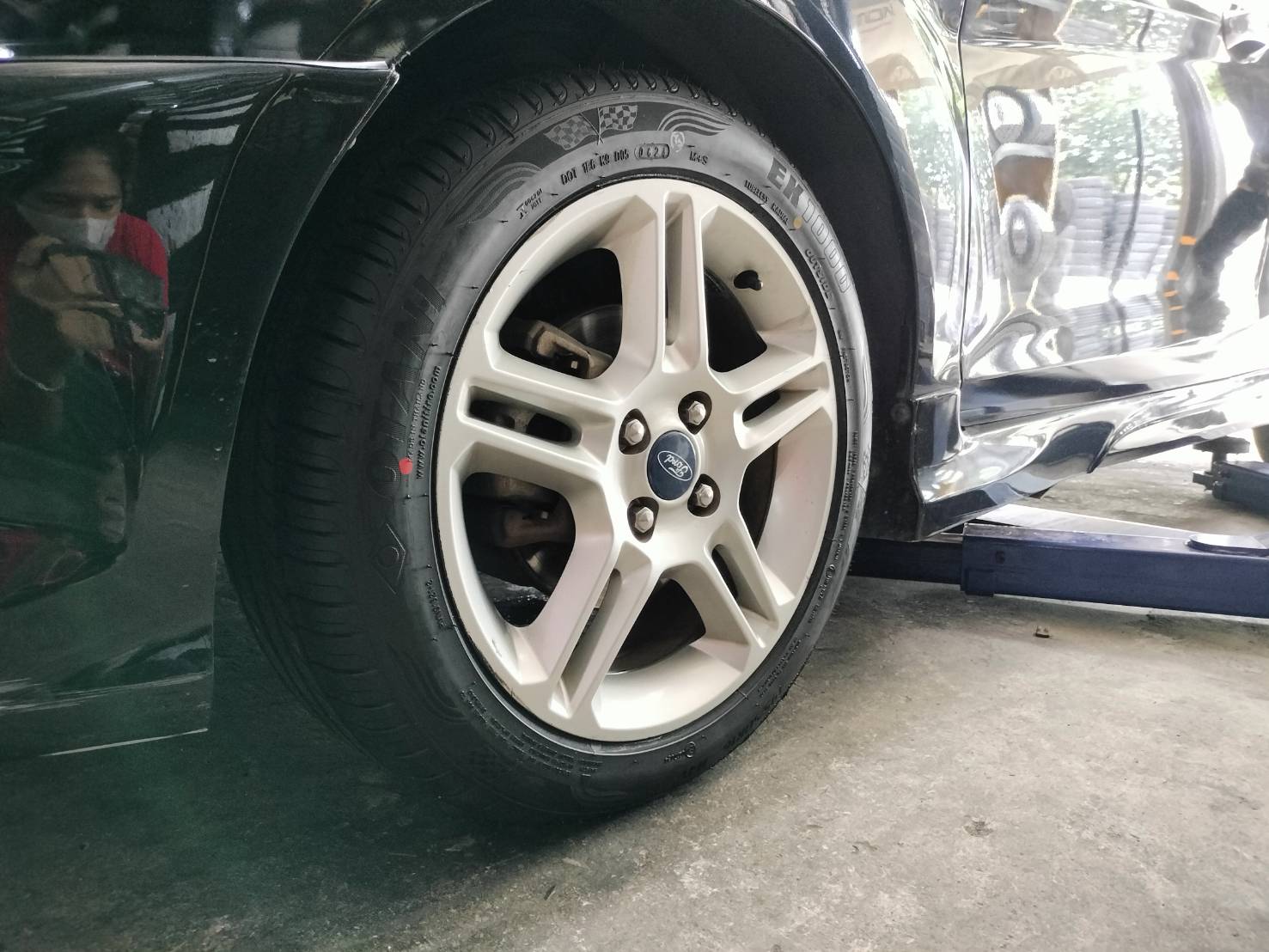#FORD_FIESTA #เปลี่ยนยาง ♨️ #OTANI_EK1000_195/50R16