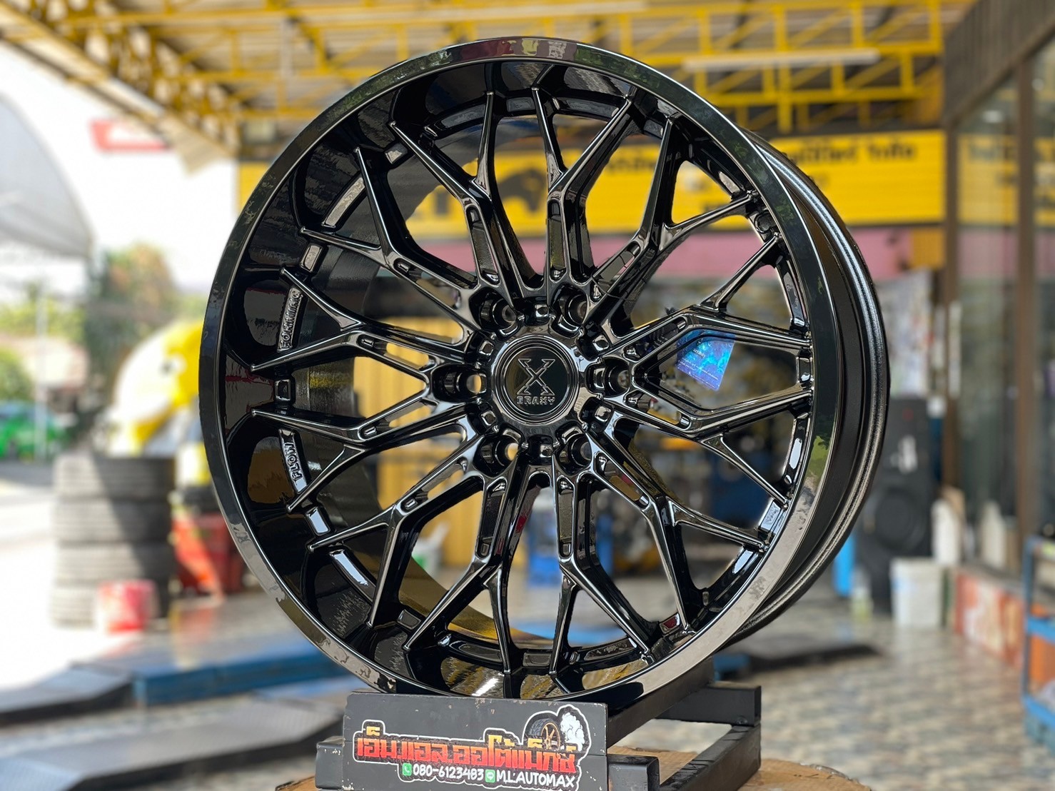 ล้อแม็กใหม่ขอบ20 งาน #HOF_RACING_WHEEL 20x9.5 6x139.7 ET0 สีดำเงา