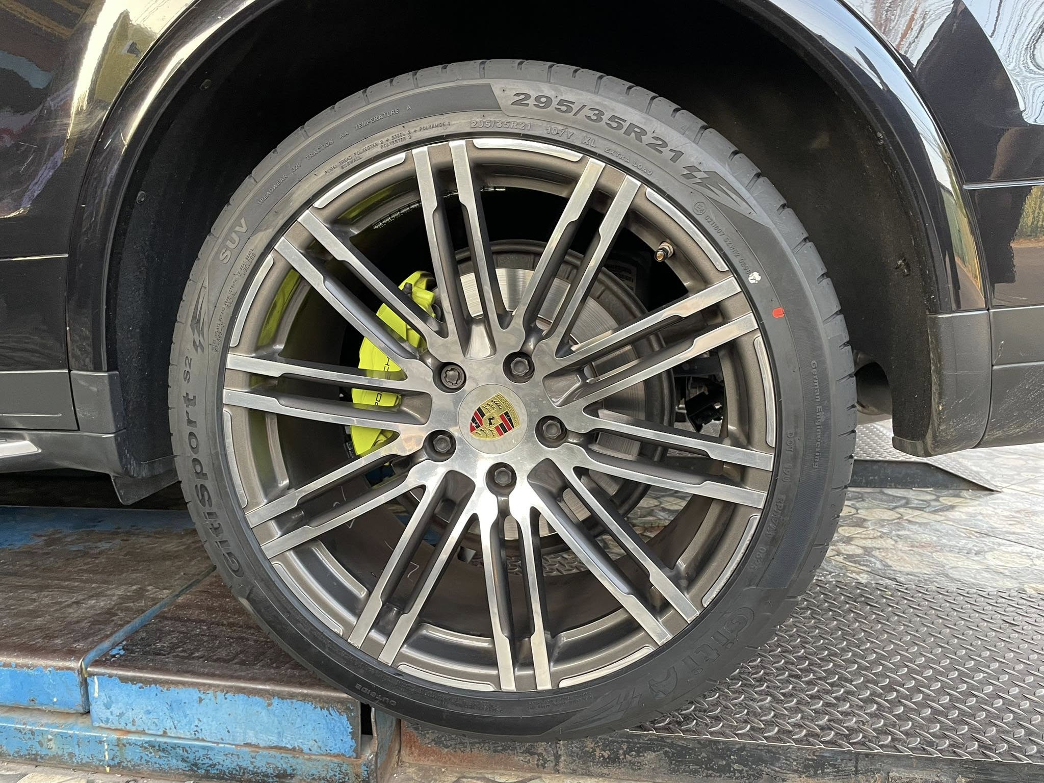 PORSCHE_CAYENNE เปลี่ยนยาง 💫 #GITI_Sport_S2_295/35R21