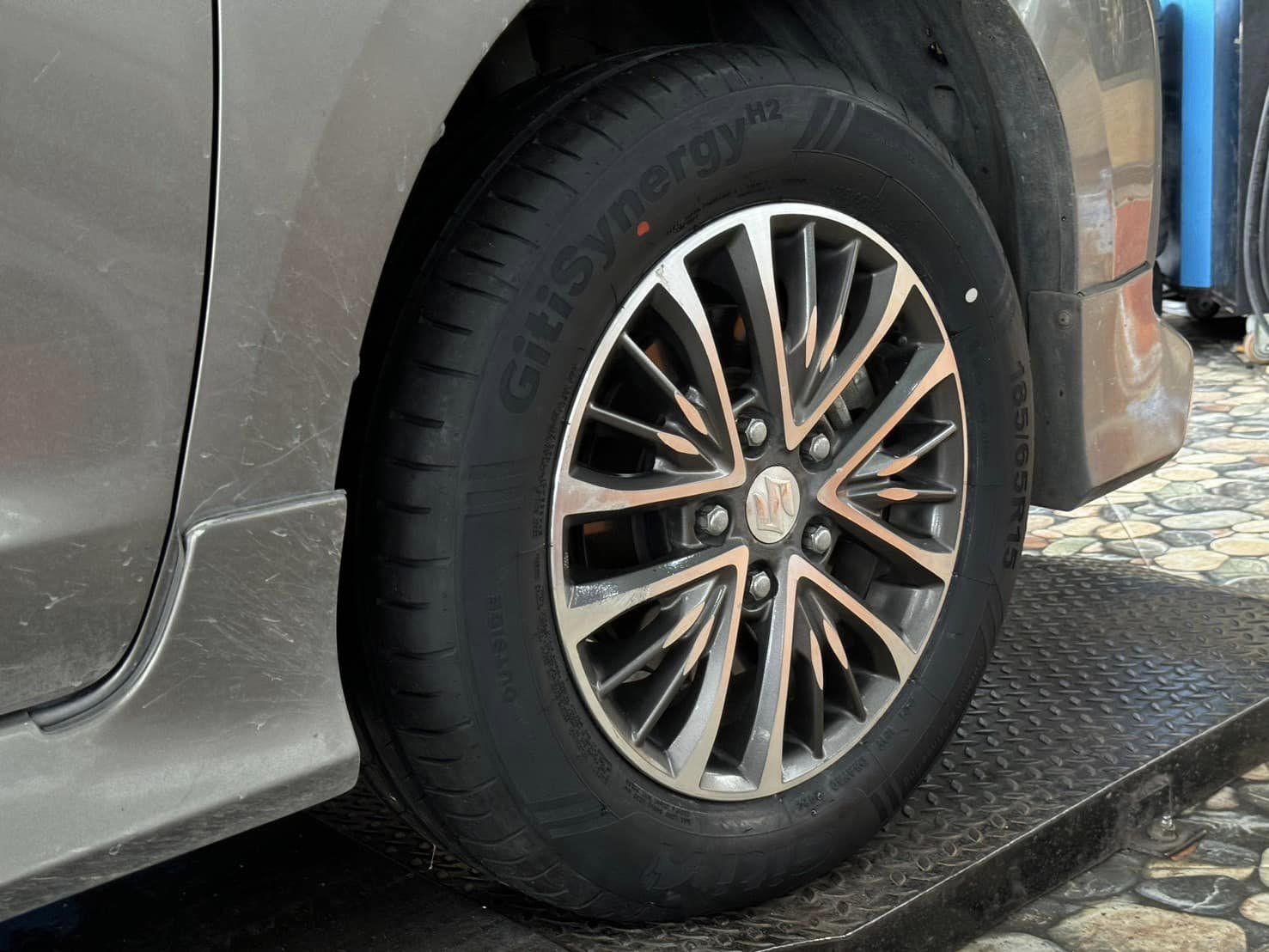 #SUZUKI_ERTIGA🛞เปลี่ยนยาง #GITI_SYNERGY_H2 185/65R15