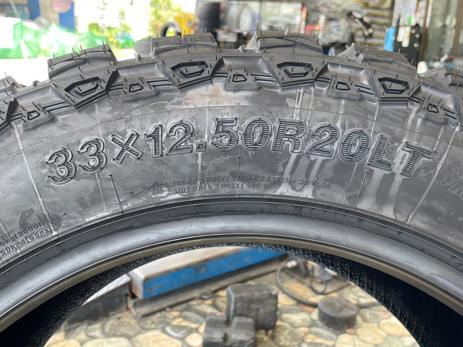 ยางใหม่สายลุย ATLAS TIRES PARALLER M/T 33x12.50R20 LT 10PR ยางใหม่ปี2023