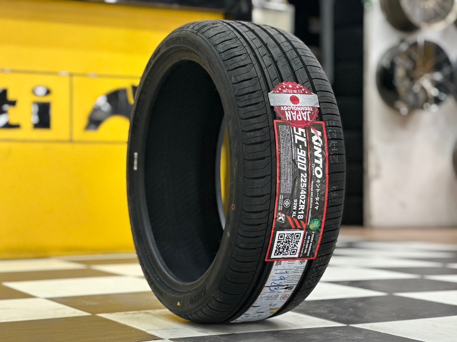KINTO SC900 225/40R18 ยางใหม่ปี2023