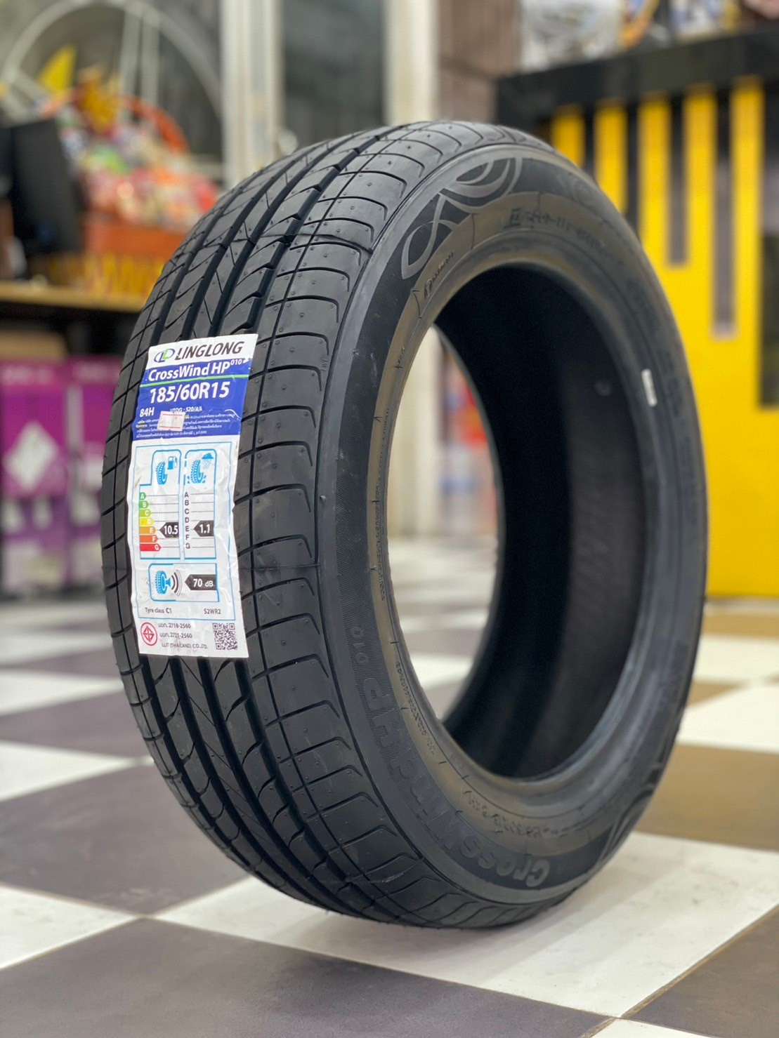 ยางรถยนต์คุณภาพดี Linglong(หลิงหลง) Crosswind HP 185/60R15 ยางใหม่ปี2024 ยางผลิตไทย