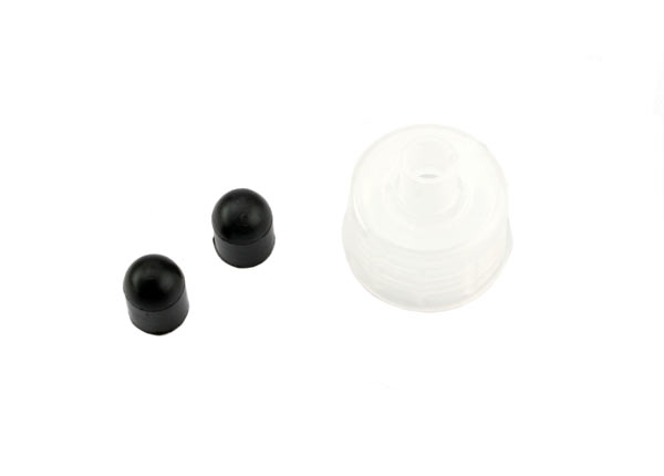 5001R Rebuild kit, fuel filler bottle (includes bottle lid (1) and dispensing tube caps, rubber (2) (fits 8mm or 5/16" dispensing tube))