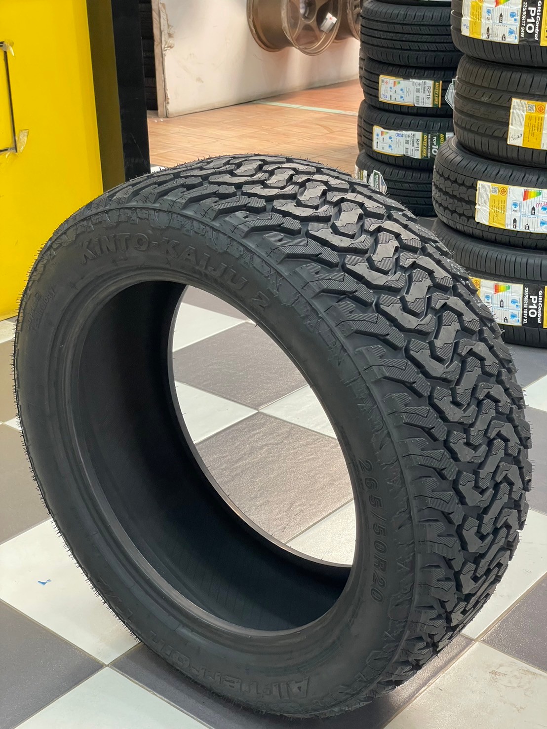 #KINTO #KAIJU2 A/T 265/50R20 ยางคุณภาพเทคโนโลยีญี่ปุ่น Made in Thailand ยางใหม่ปี2024