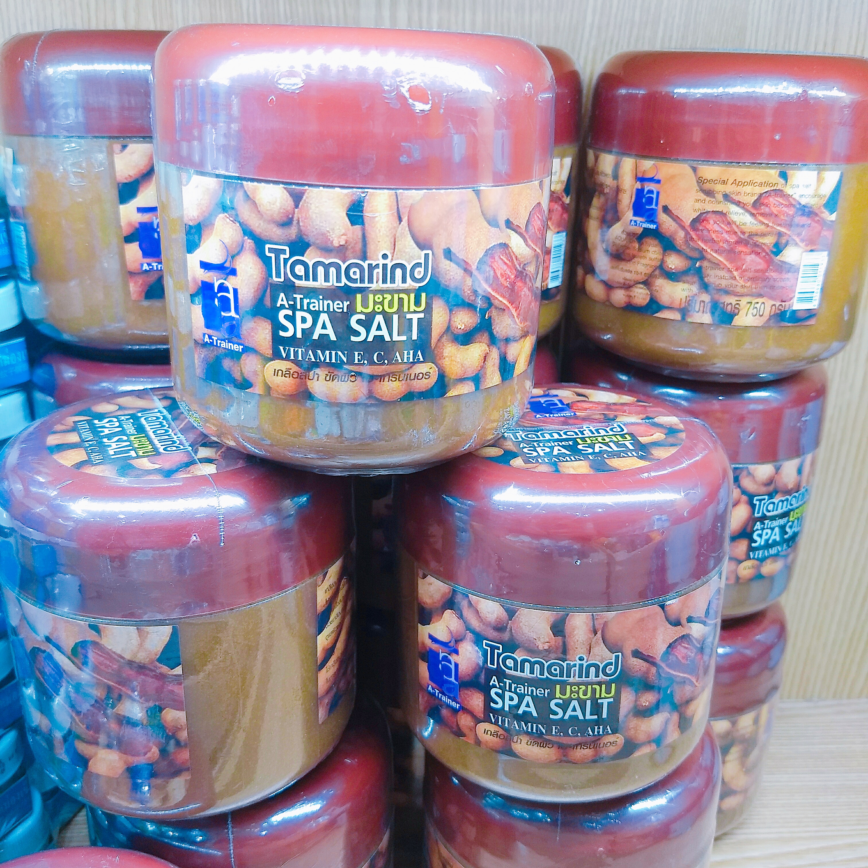 Tamarind a - trainer spa salt เกลือสปาขัดผิวเอ-เทรนเนอร์ มะขาม