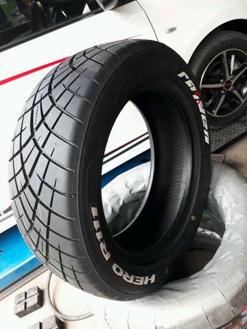 ยางใหม่ ลายซิ่ง Hero R111ขนาด195/55R15 ยางปี18 Raiden By Lenso