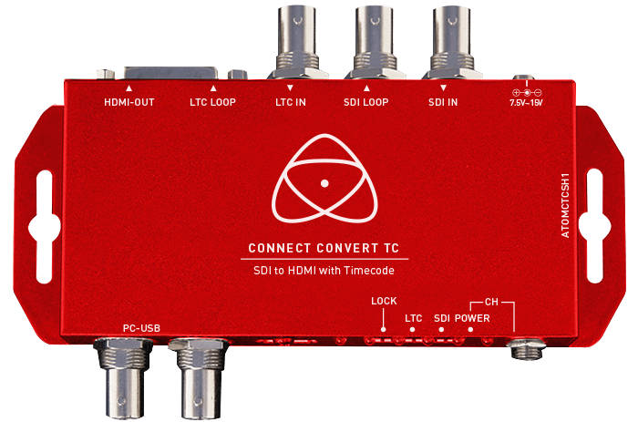 ATOMCTC-SH1 CONNECT CONVERT REPEAT SDI to HDMI/SDI - Overlay, Audio/TC/SAFE