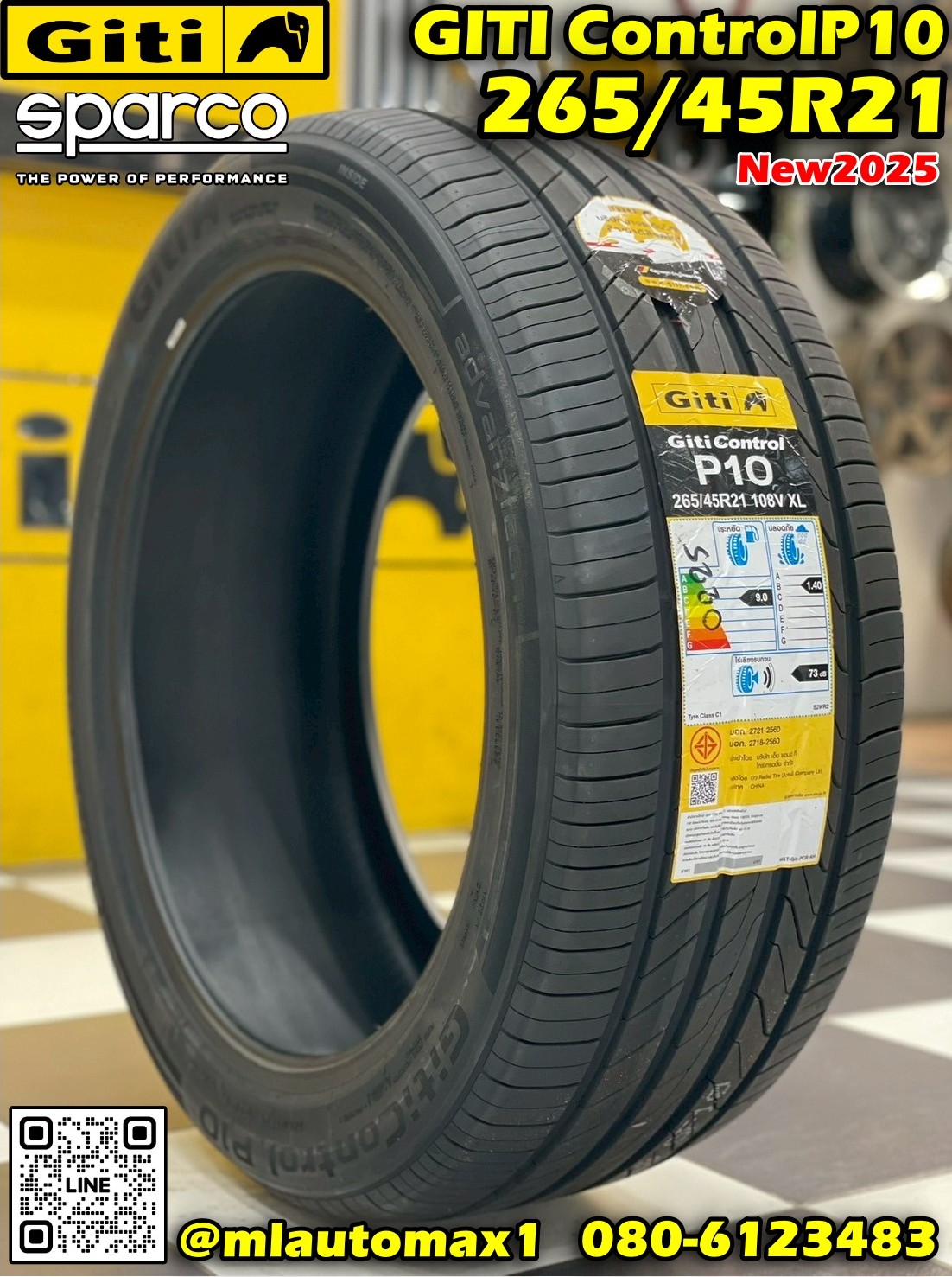 #ยางจีที 💥💥#GITI Control P10 265/45R21 ยางใหม่ปี2025💥💥