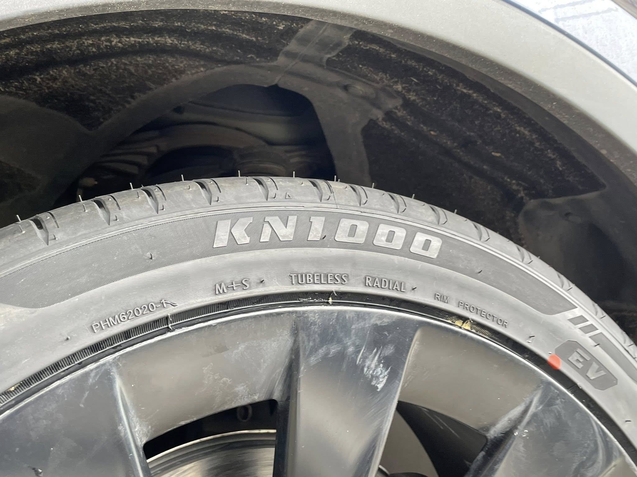 TESLA_ModelY🚘เปลี่ยนยาง 🛞🐘#OTANI KN1000 255/40R20