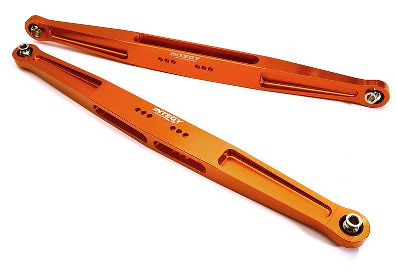 INT-C28562ORANGE Billet Machined Rear Lower Trailing Arms for Traxxas 1/7 Unlimited Desert Racer