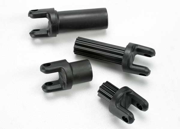 5455 Half shafts, center front (internal splined (1)/ external splined (1)/ center rear (internal splined (1)/ external splined (1)) (plastic parts only)