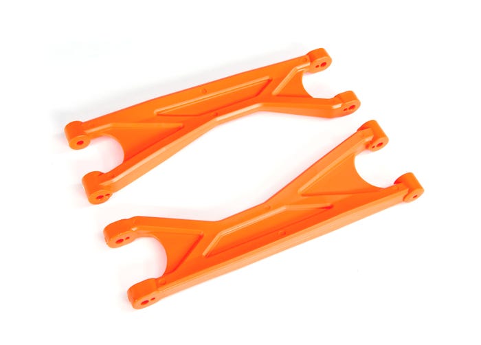 7829T Suspension arms, orange, upper (left or right, front or rear), heavy duty (2)