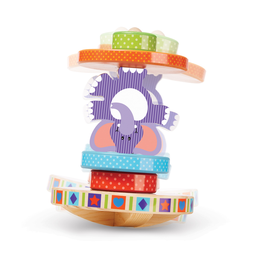 30127 First Play Elephant Rocking Stacker
