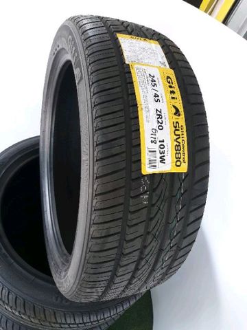 ยางใหม่ ราคาถูก ขอบ20 Giti 245-45-R20 ยางมีรับประกัน