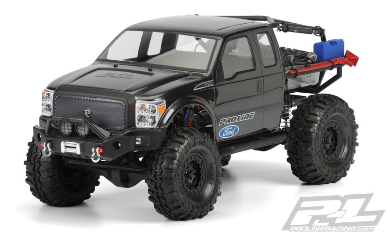 PRO-3392-00 Clear Body, Ford F-250 Super Duty Cab: 1/10 SCX10 Trail Honcho