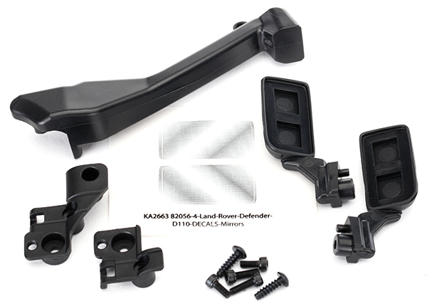 8020 Mirrors, side (left & right)/ snorkel/ mounting hardware