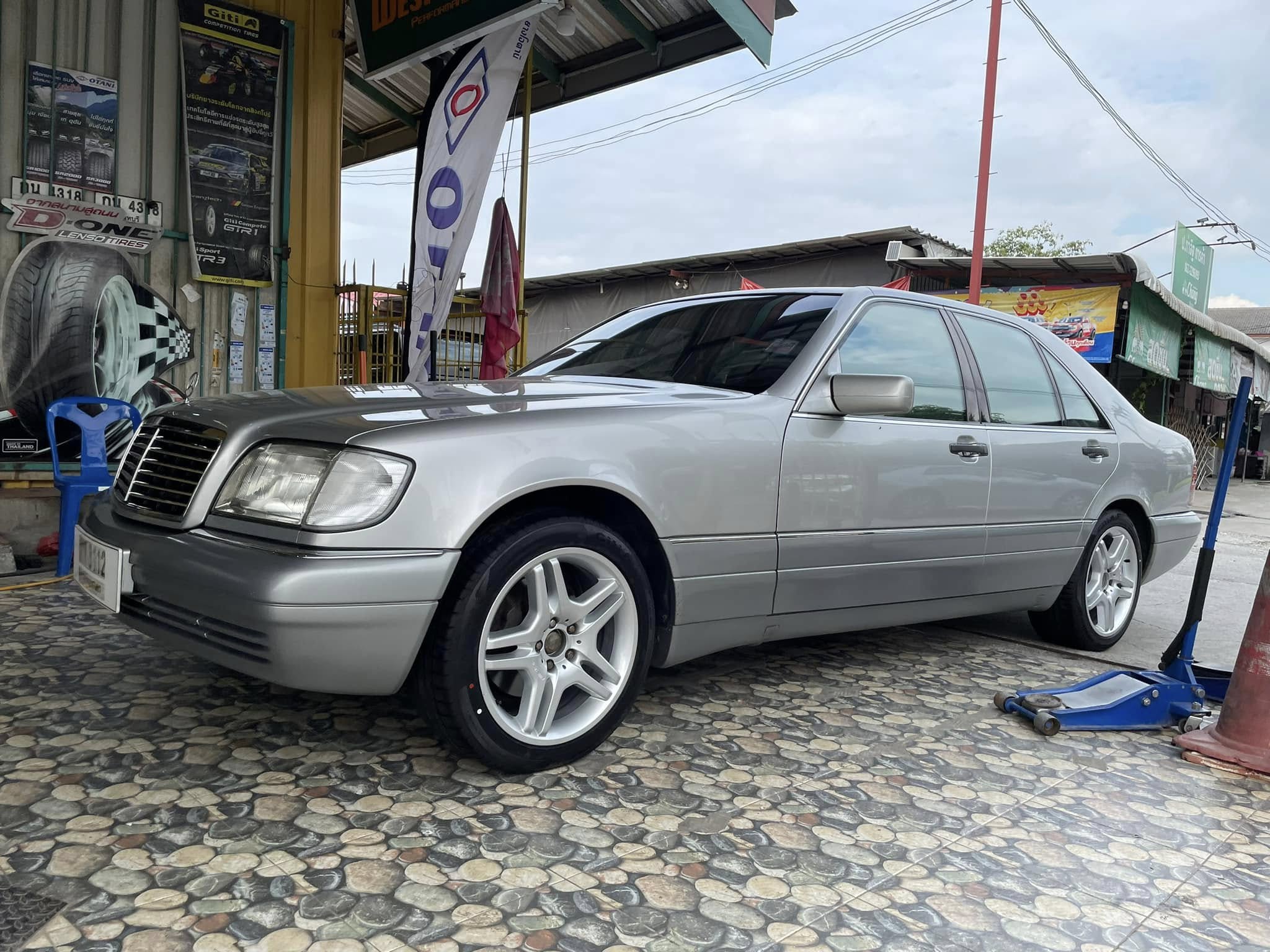 🚗#BENZ_S280🛞 🛞#ยางจีที #ยางสปอร์ตสมรรถนะการขับขี่สูง 🛞 เปลี่ยนยาง 🛞#Giti_SportS2 245/45R18 🛞 #บริการตั้งศูนย์ล้อ