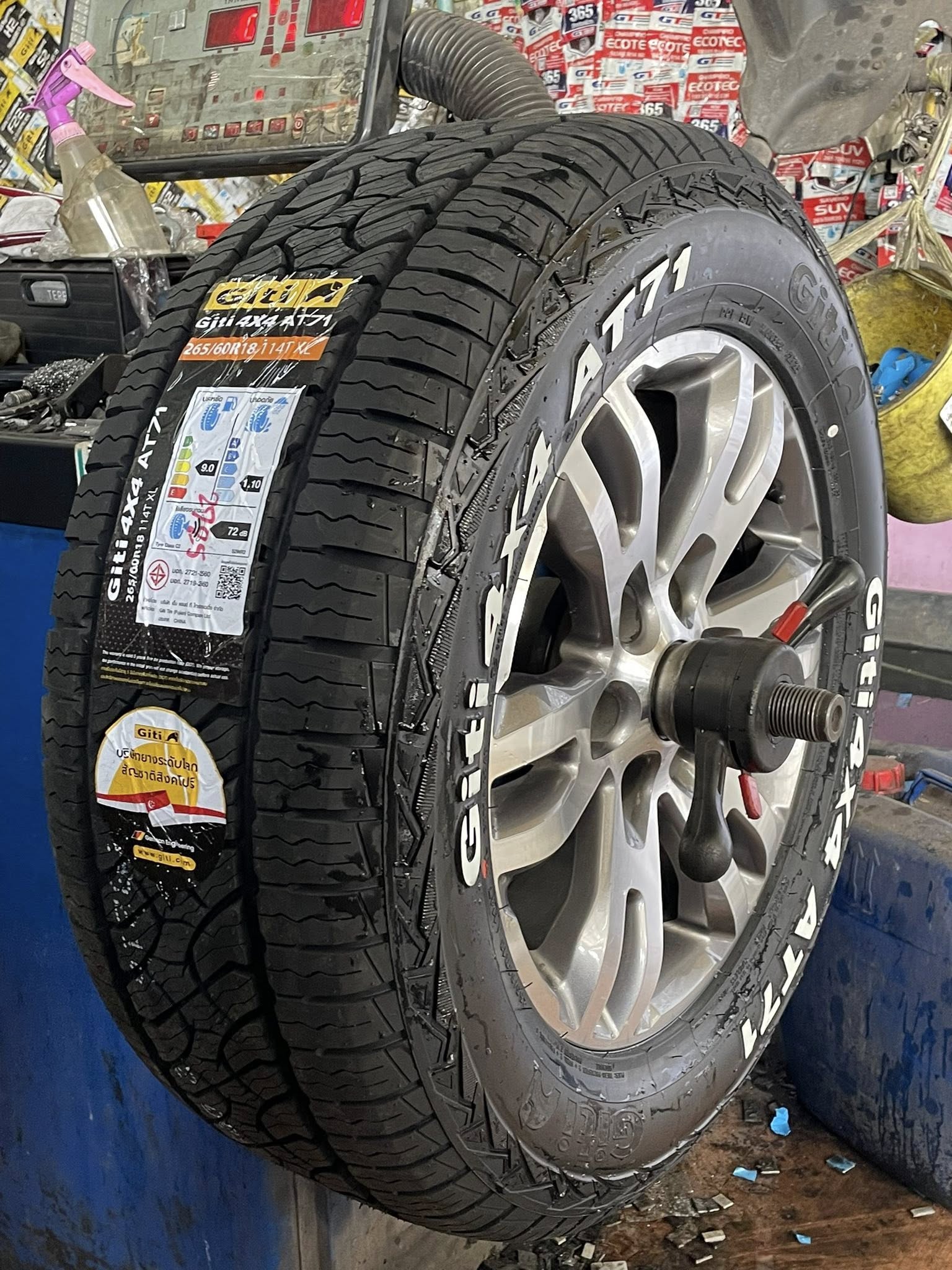 FORD_EVEREST #เปลี่ยนยาง 🛞🐘#GITI_4X4AT71_265/60R18