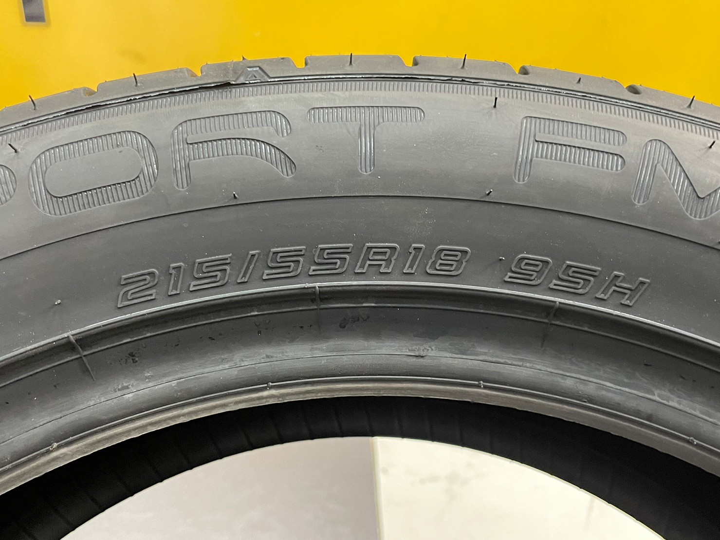 ยางใหม่ดันลอป DUNLOP SP SPORT FM800 215/55R18 ยางใหม่ปี2023