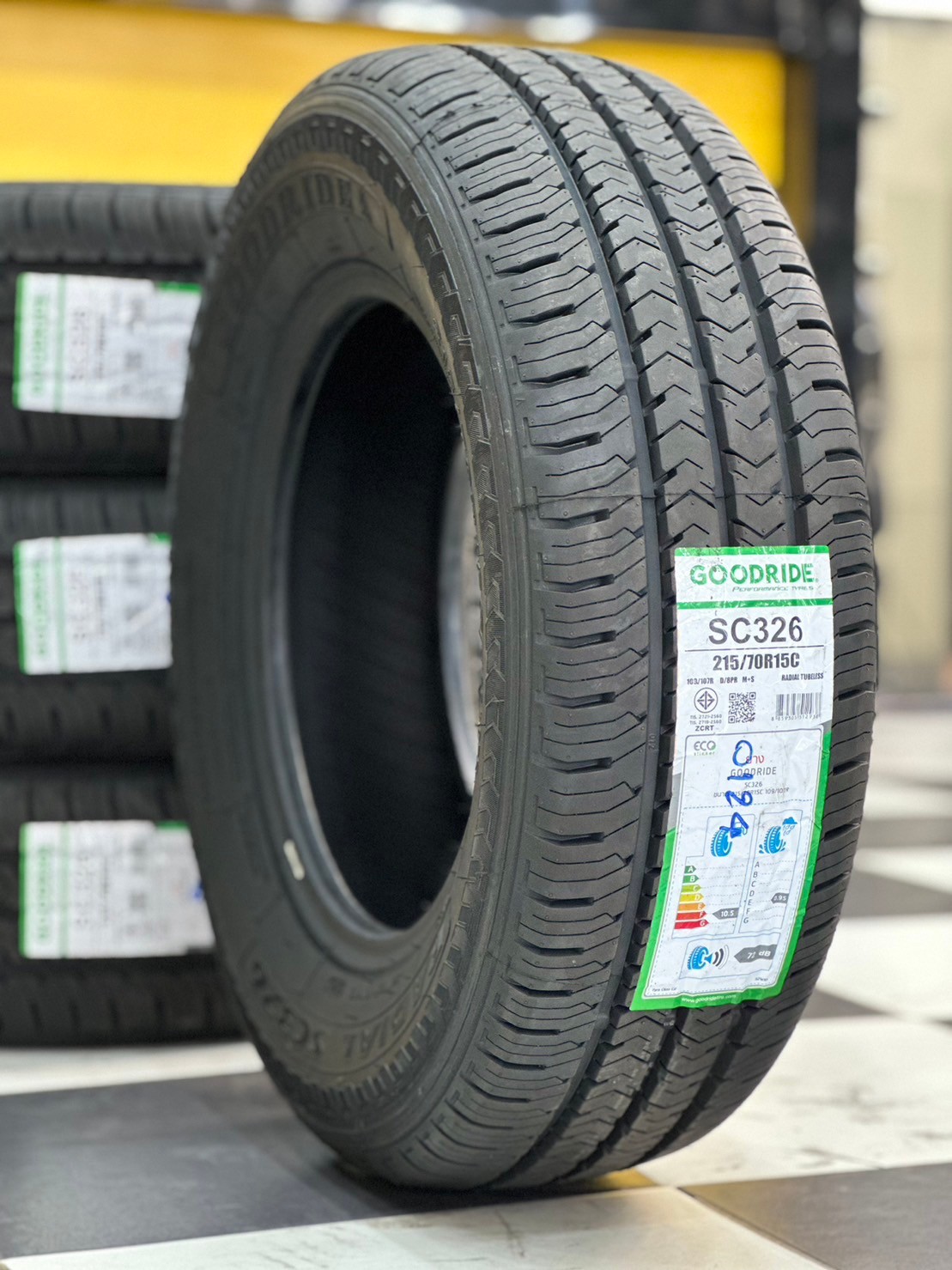 🔥🔥🔥ราคาโปรโมชั่น🔥🔥🔥 ยางใหม่ GOODRIDE SC326 215/70R15C ยางใหม่ปี2024