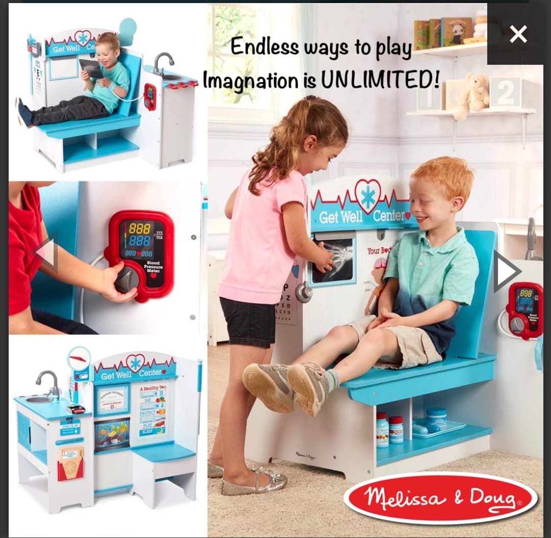 Melissa & Doug รุ่น 31800 Get Well Doctor Activity Center ชุดเคาท์เตอร์คลีนิคคุณหมอ