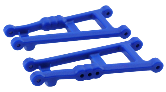 RPM-80185 RUSTLER 2WD, STAMPEDE 2WD Rear A-arms (Blue)