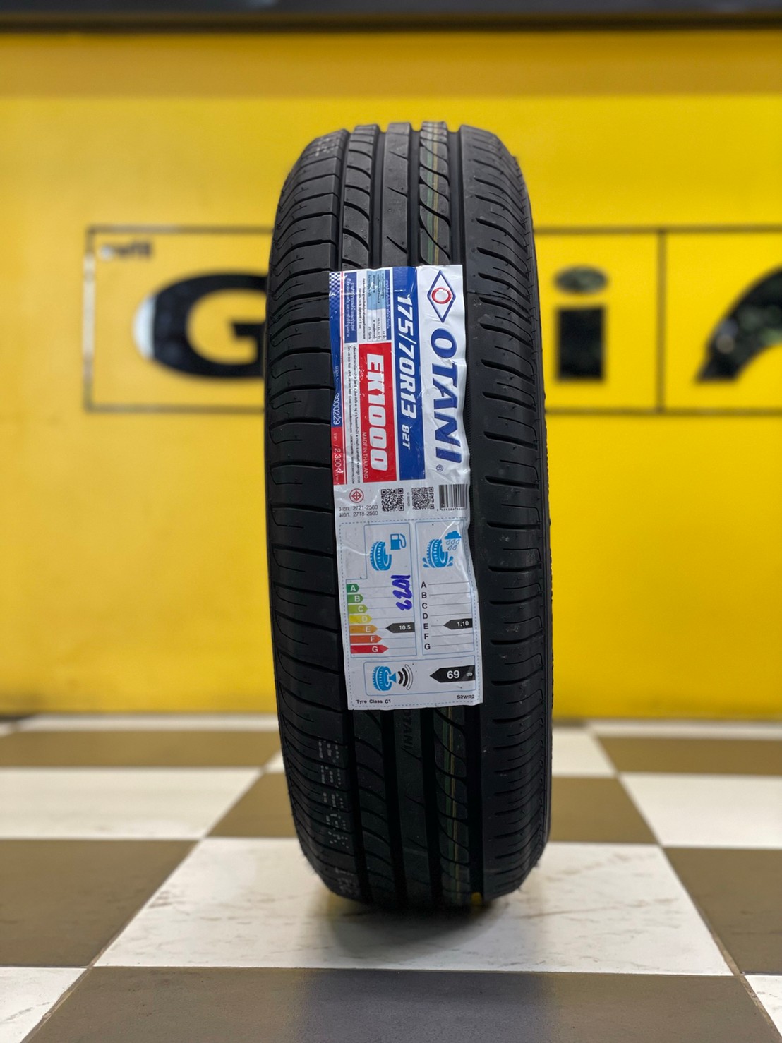 OTANI EK1000 175/70R13ยางใหม่ปี2022 ยางนุ่มเงียบคุณภาพดี ราคาพิเศษพร้อมติดตั้งฟรี สามารถสอบถามเพิ่มเติมได้ค่ะ