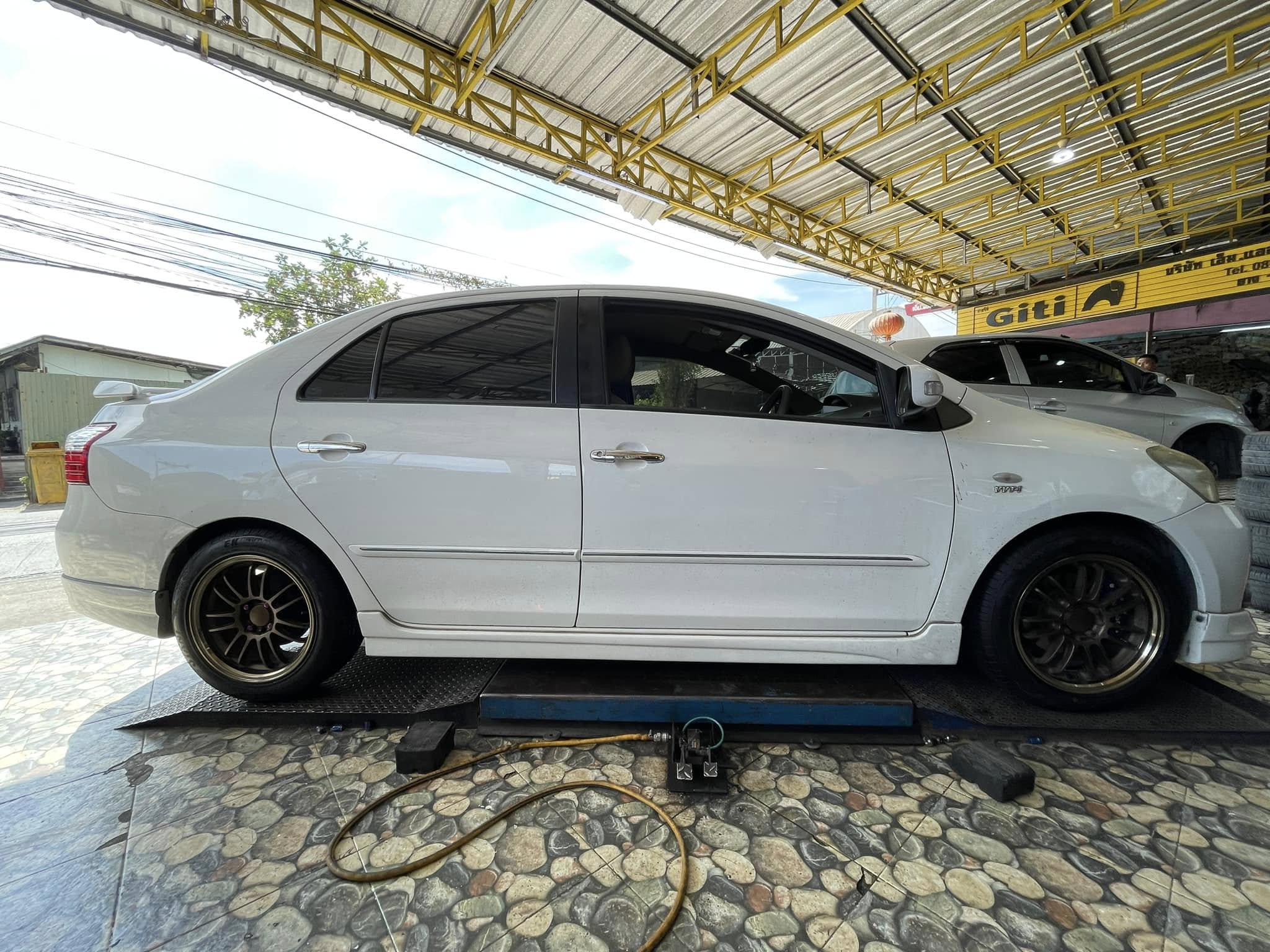 🚘 #TOYOTA_VIOS🛞เปลี่ยนยาง #OTANI #EK1000 195/55R15