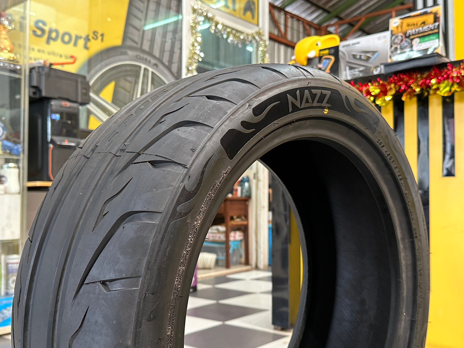 ยางใหม่ ยางซอฟ NAZZ Sport DS1 235/45R18 265/40R18 ยางใหม่ปี2023