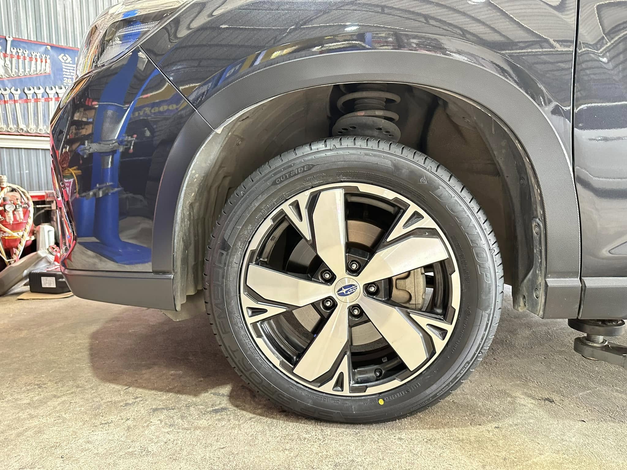 #SUBARU_FORESTER เปลี่ยนยาง ยางใหม่ DUNLOP SP SPORT FM800 225/55R18 ยางใหม่ปี2024 (โปรโมชั่นพิเศษ)