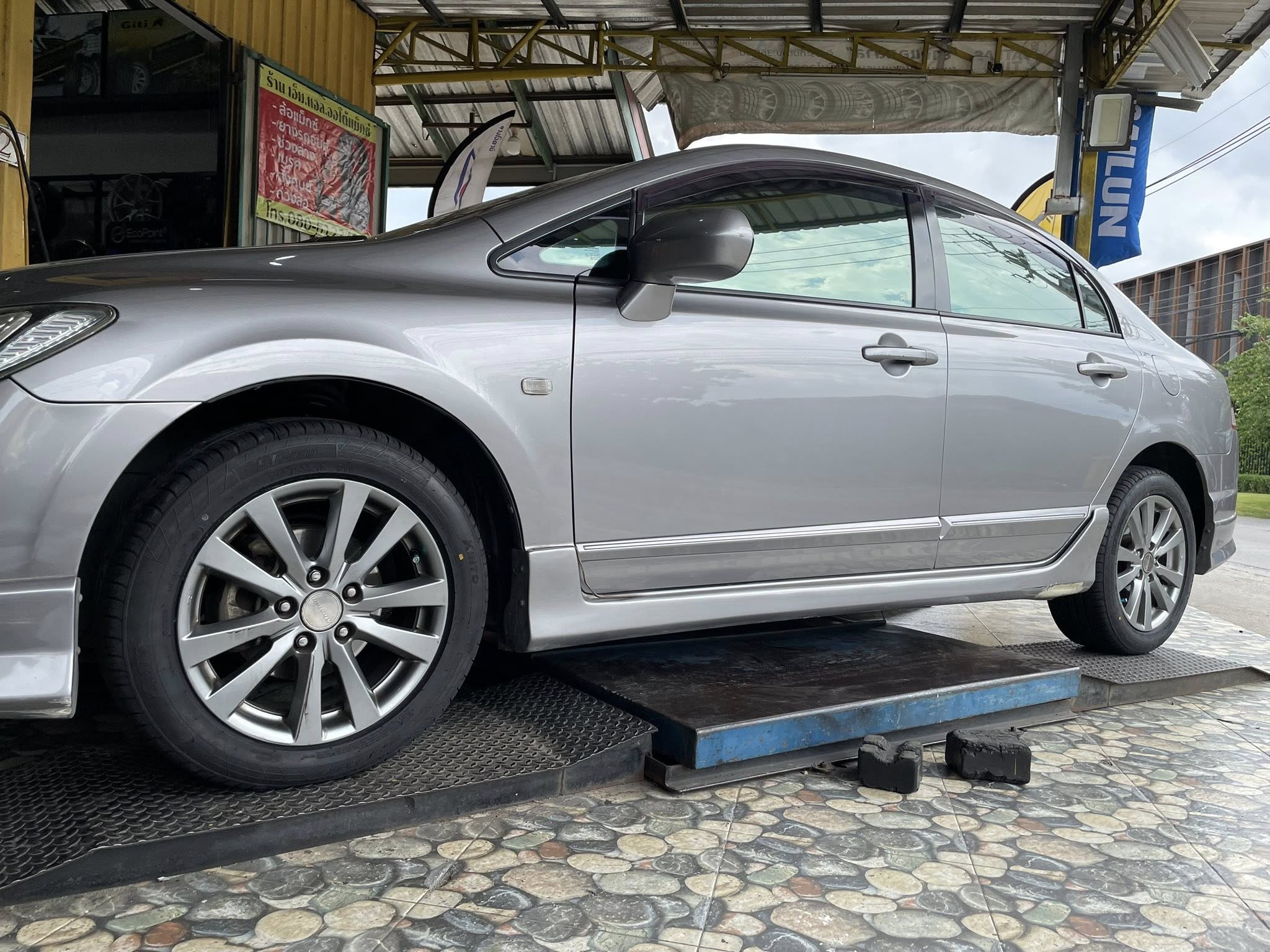 HONDA_CIVIC เปลี่ยนยาง 🛞🐘#KINTO_SC900_205/55R16